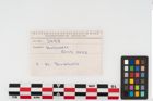 Etikett zu Keramikschale (NHMW-PRAE-003492)